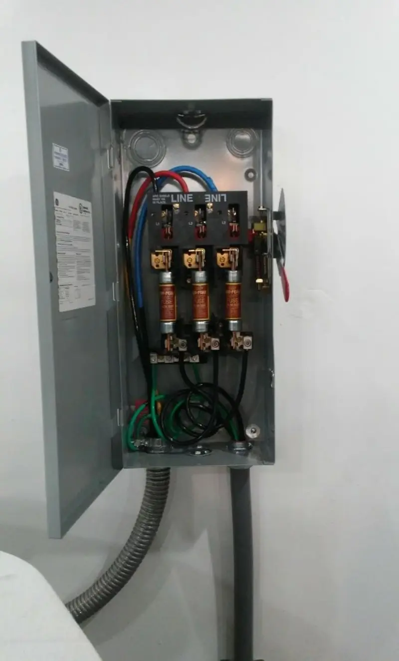 Three-phase disconnect switch installed for Electrical Wiring & Rewiring in Loyalsock